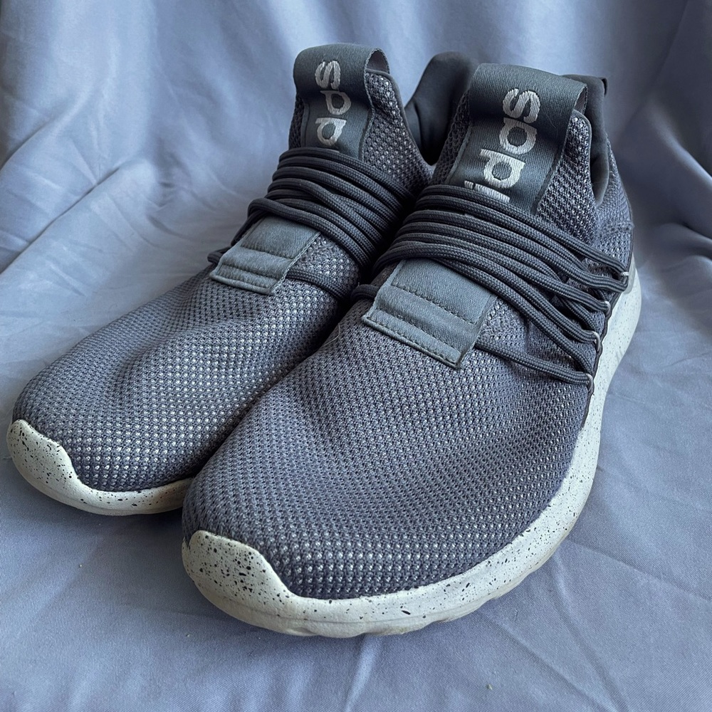 MEN'S ADIDAS LITE RACER ADAPT 3.0 • US Men’s Size 13 • Gray/White